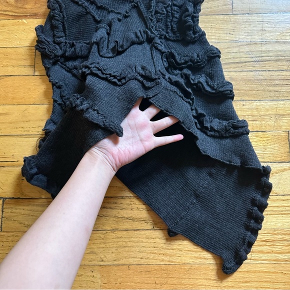 Vintage CdG tao ruffle knit top - Picture 7 of 9